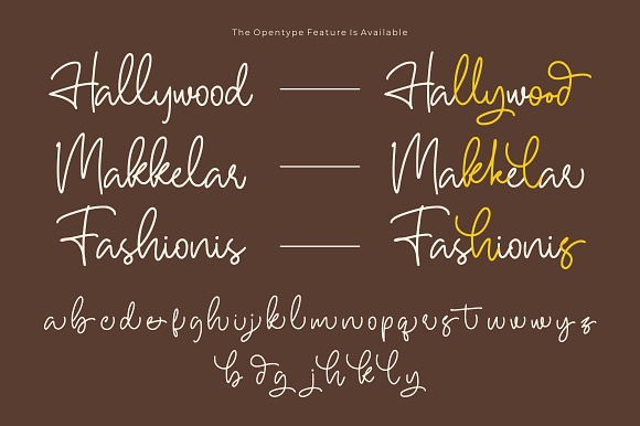 Hallywood - Handwritten Script Font in Script Fonts - product preview 8