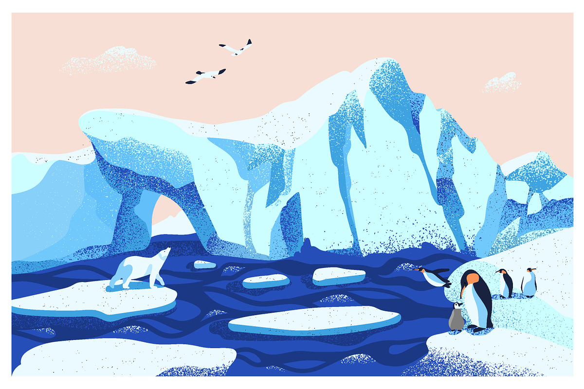 Arctic landscapes in Illustrations - product preview 8