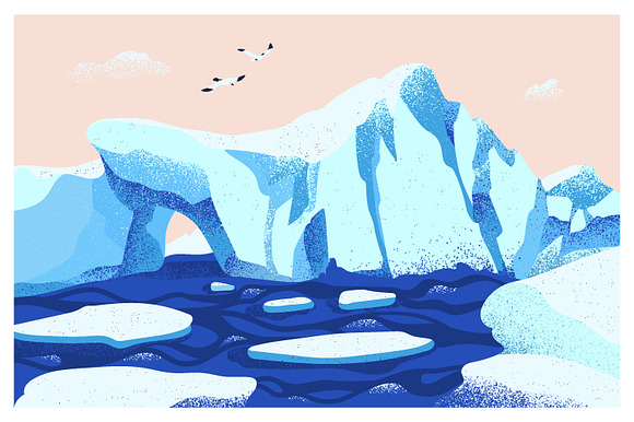 Arctic landscapes in Illustrations - product preview 2