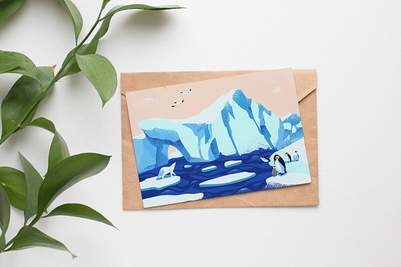 Arctic landscapes in Illustrations - product preview 5