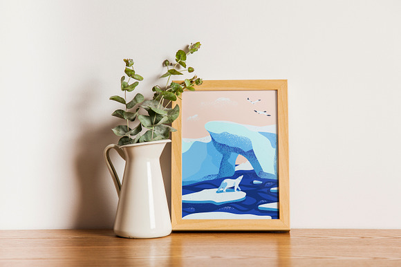 Arctic landscapes in Illustrations - product preview 6