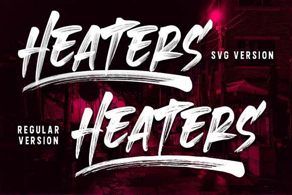 Heaters SVG Font Collections in Fonts - product preview 8