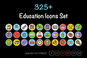 325+ Education Icons Set