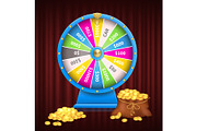 Colorful Wheel of Fortune, Gambling