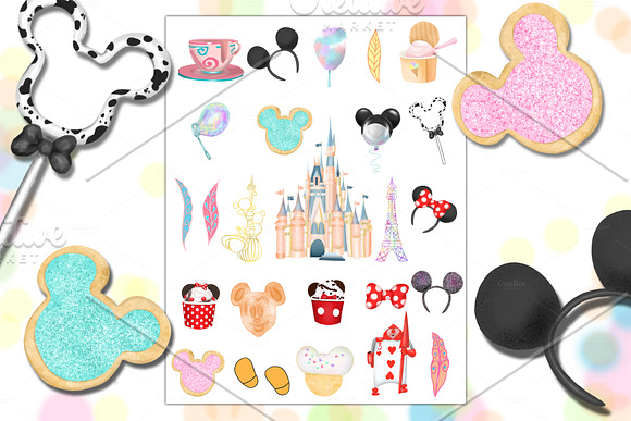 Magic Kingdom clipart. in Illustrations - product preview 3