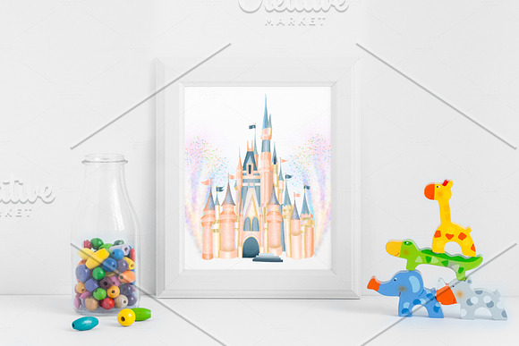 Magic Kingdom clipart. in Illustrations - product preview 4
