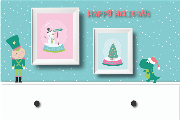 Fun Snowglobes set in Illustrations - product preview 4