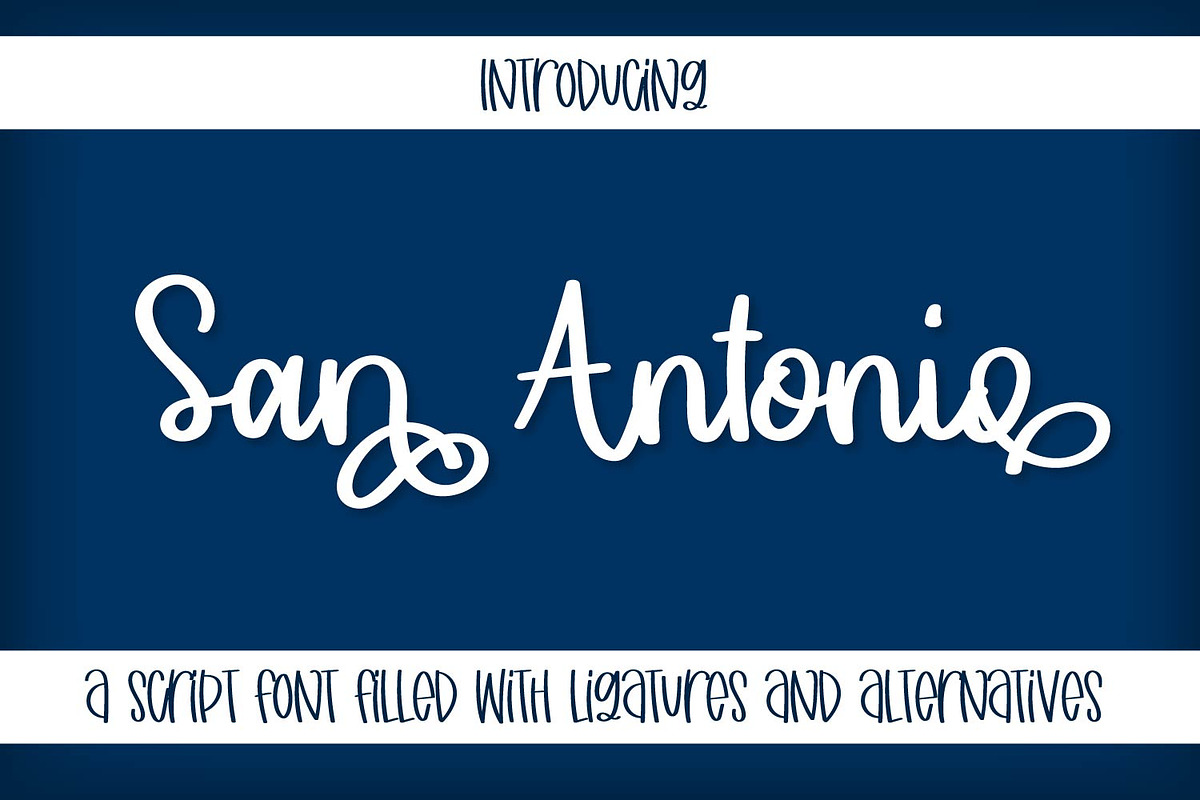 San Antonio - Script Font in Script Fonts - product preview 8