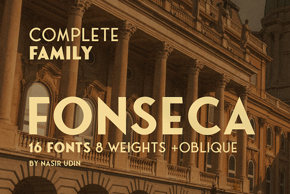 Fonseca - 16 Fonts in Sans-Serif Fonts - product preview 9