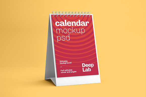 Desk Calendar Mockup Set - 23 styles in Print Mockups - product preview 6
