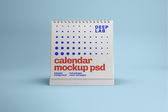 Desk Calendar Mockup Set - 23 styles in Print Mockups - product preview 13