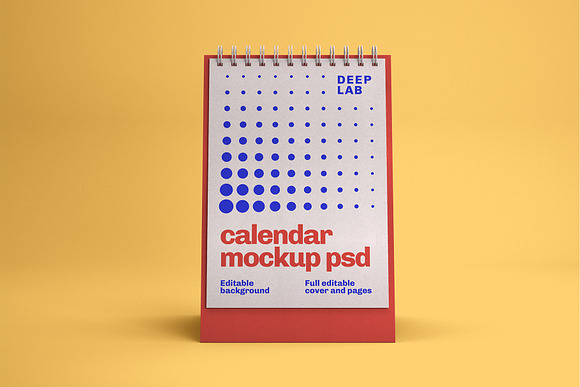 Desk Calendar Mockup Set - 23 styles in Print Mockups - product preview 14