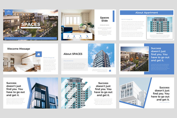Spaces - Apartment PowerPoint in PowerPoint Templates - product preview 1