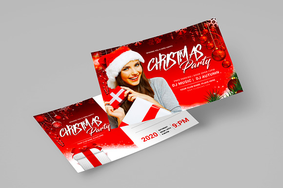 Christmas Postcard in Postcard Templates - product preview 1