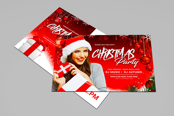 Christmas Postcard in Postcard Templates - product preview 2