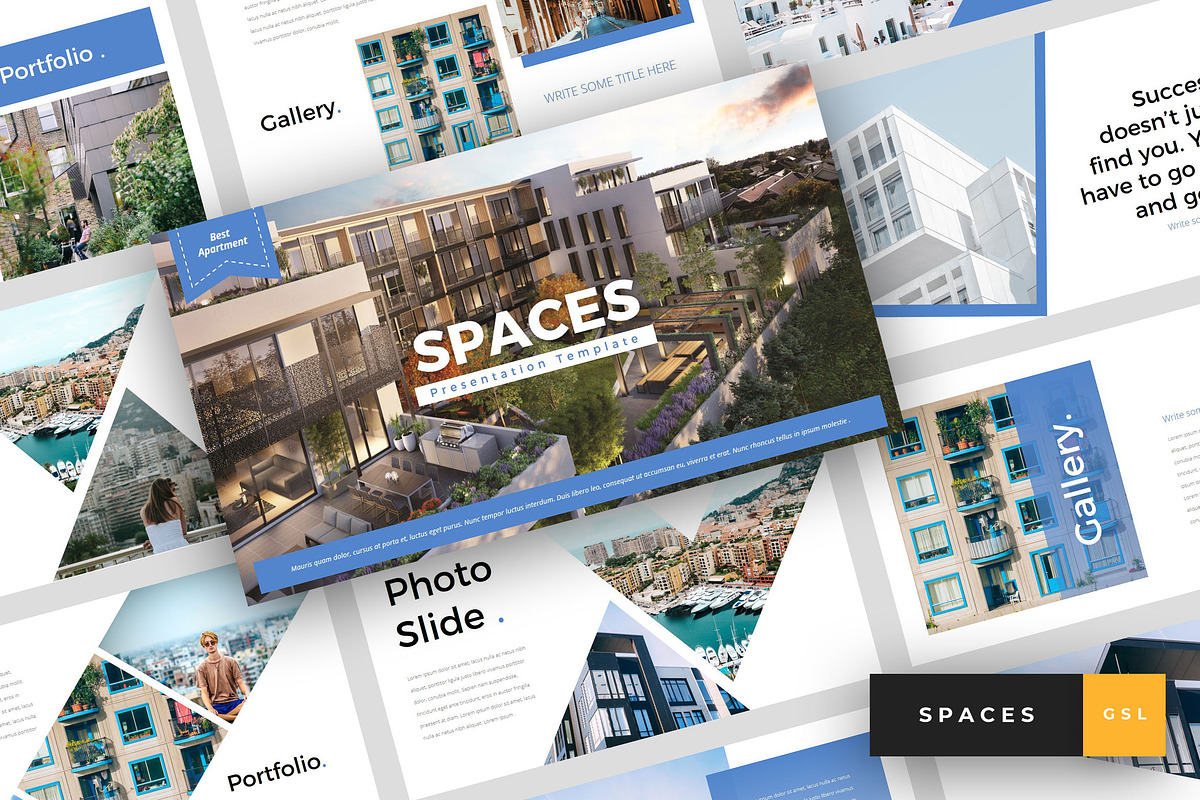 Spaces - Apartment Google Slides in Google Slides Templates - product preview 8