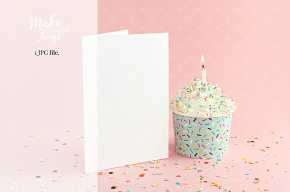 5x7 Greeting Card Mockup in Print Mockups - product preview 5