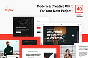 inspire UI Kit - Headers for Web