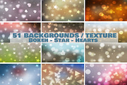 Abstract bokeh textures, backgrounds