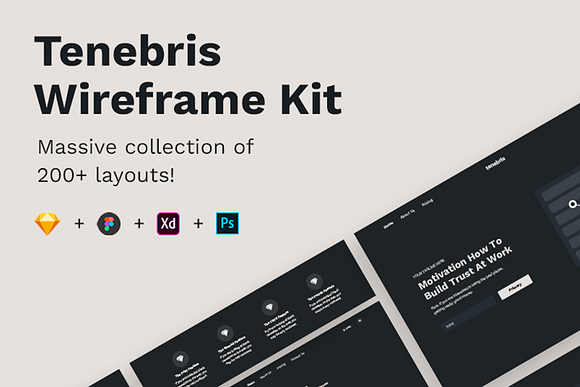 Tenebris Wireframe Kit in Wireframe Kits - product preview 15