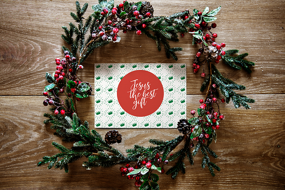 Christmas overlays & cards  / BONUS in Postcard Templates - product preview 2