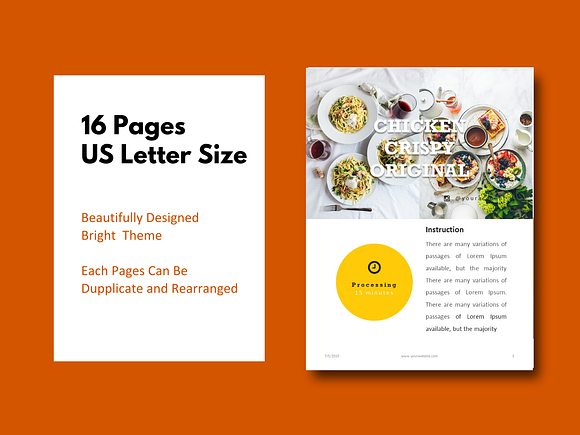 Recipe Book - Cookbook Keynote in Brochure Templates - product preview 3