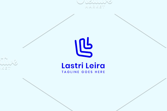 LL Tone Monogram Logo + Bonus in Logo Templates - product preview 5