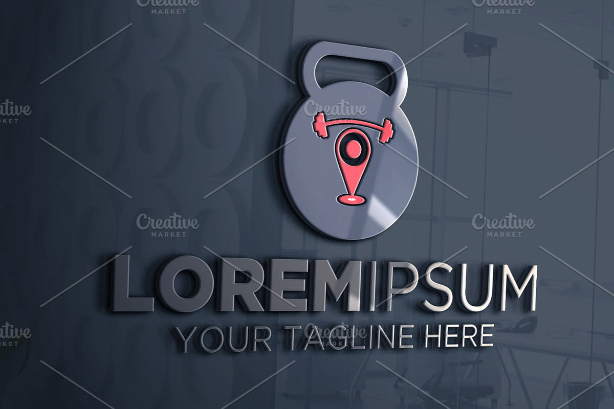 Fitness Location Maps Logo in Logo Templates - product preview 8
