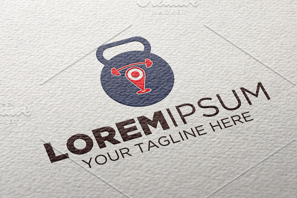 Fitness Location Maps Logo in Logo Templates - product preview 1