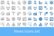 News icons set