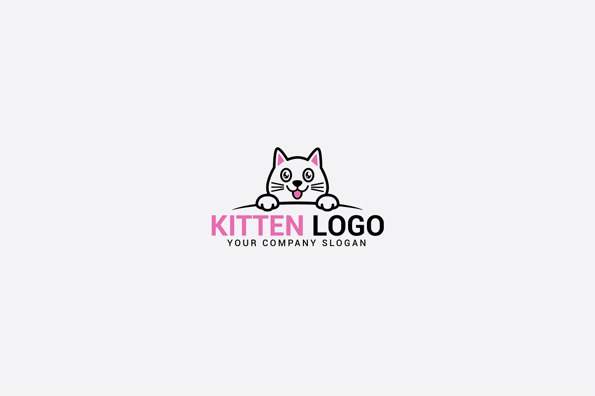 KITTEN LOGO in Logo Templates - product preview 8