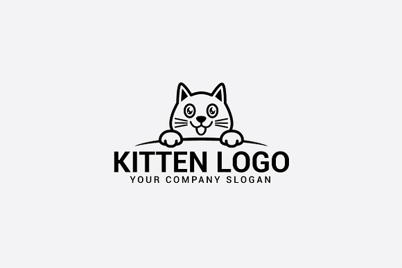 KITTEN LOGO in Logo Templates - product preview 1
