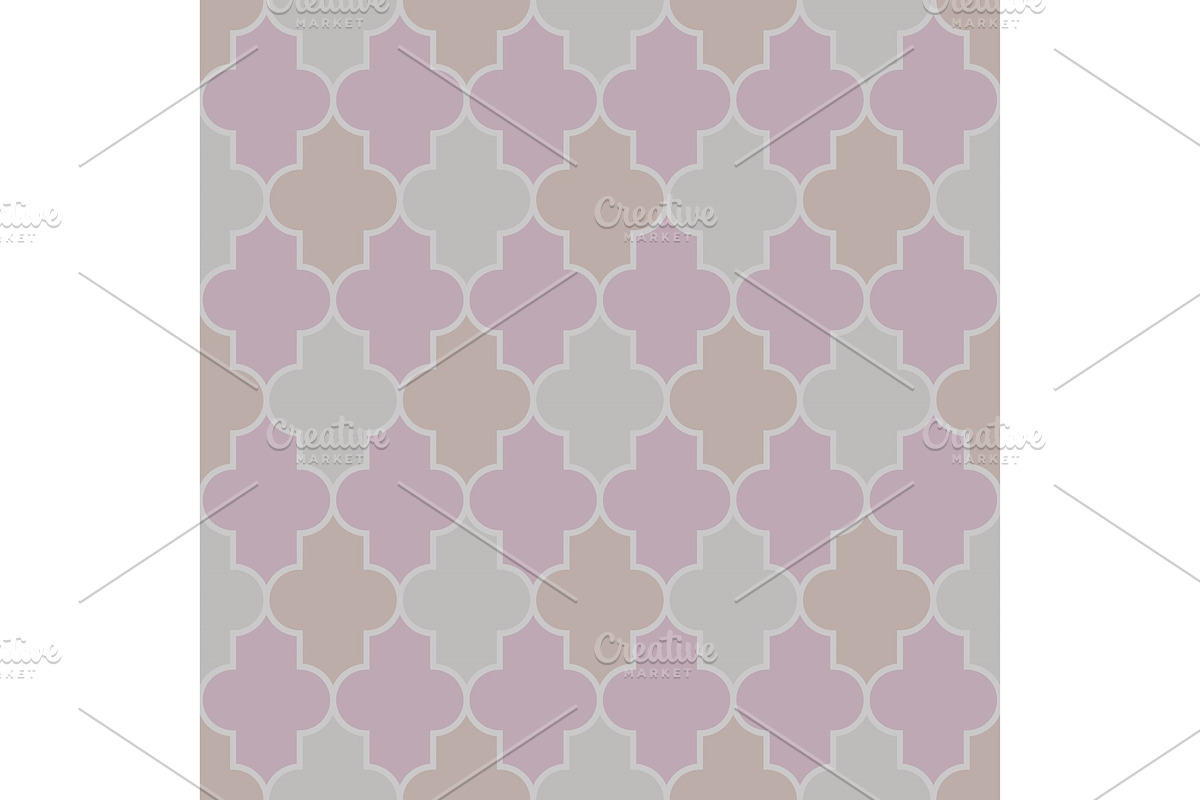 Arabic seamless pattern grid lantern in Textures - product preview 8