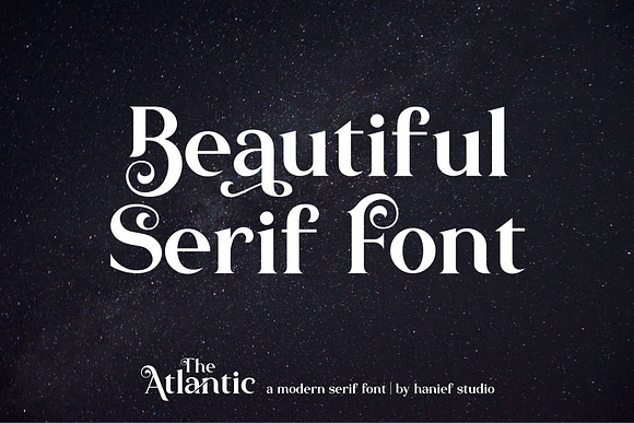 The Atlantic//Modern Serif Font in Serif Fonts - product preview 4