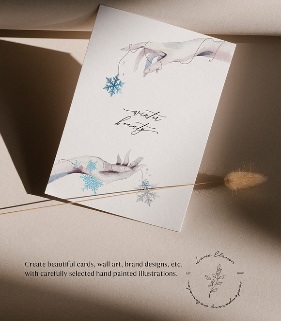 WINTER SECRETS magic Christmas set in Illustrations - product preview 2