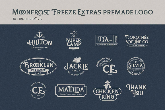 Moonfrost Freeze Font + Extras in Display Fonts - product preview 10