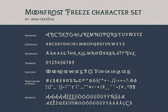 Moonfrost Freeze Font + Extras in Display Fonts - product preview 11