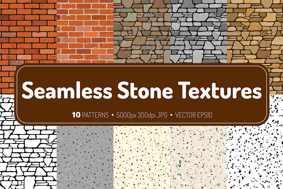 10 Seamless Stone Textures in Textures - product preview 8