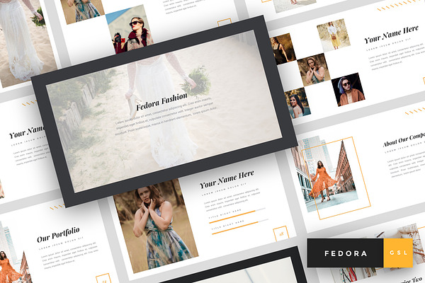 Fedora - Fashion Google Slides