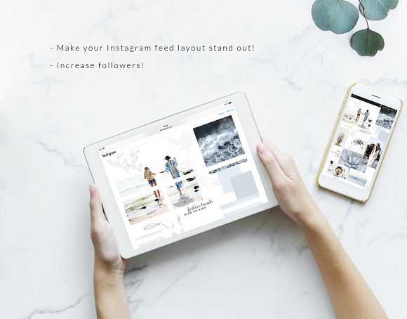 CANVA | Instagram PUZZLE - Light in Instagram Templates - product preview 2