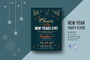New Year Party Flyer Template V1112