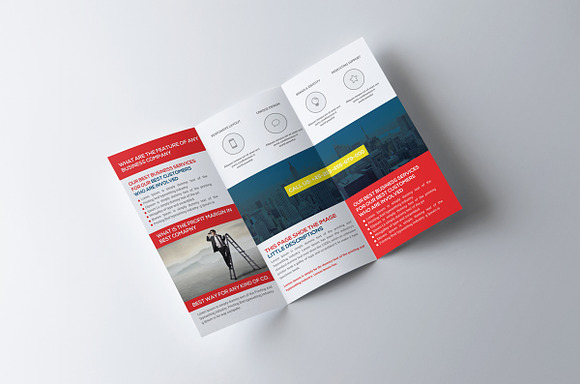 Creative Business Trifold Brochure in Brochure Templates - product preview 1