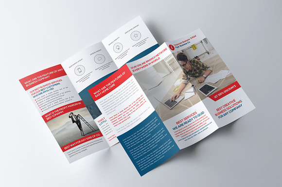 Creative Business Trifold Brochure in Brochure Templates - product preview 2