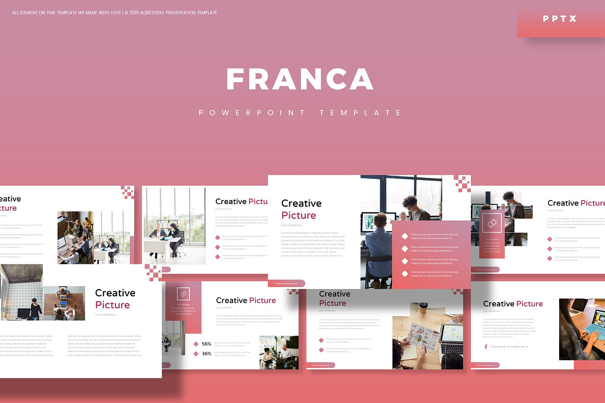 Franca - Powerpoint Template in PowerPoint Templates - product preview 8