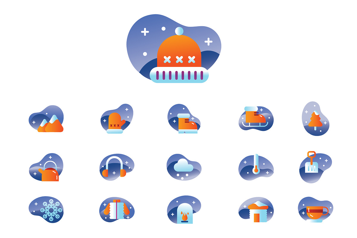 Winter Icons in Icons - product preview 8