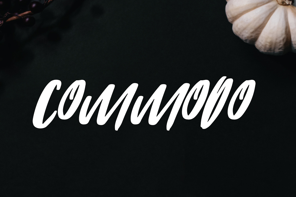 COMMODO FONT in Script Fonts - product preview 8