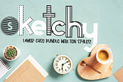 Sketchy - A Bundle With 10 styles!