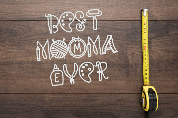 Crafty Mom - Craft Supply Font in Fonts - product preview 9
