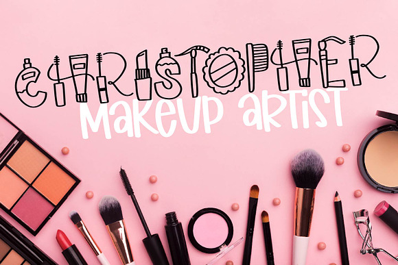 Makeup - A Stylist Font in Display Fonts - product preview 5