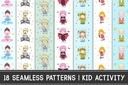 Seamless Pattern | 18 Kid Activity